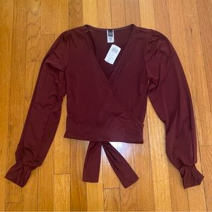 Tie Back Long Sleeve Top